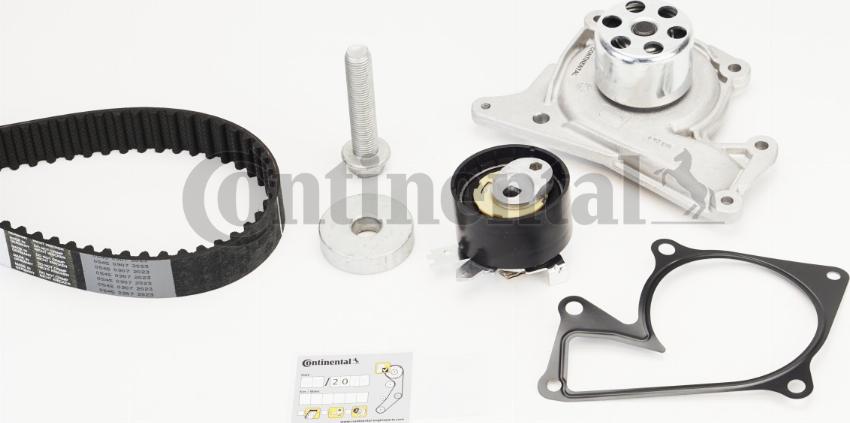 CONTINENTAL CT1244WP2 - Pompe à eau + kit de courroie de distribution droxauto.com