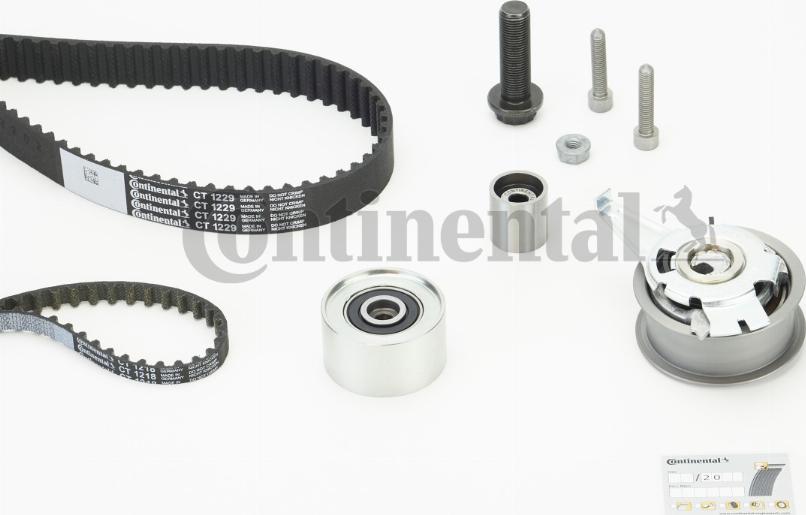 CONTINENTAL CT1229K2PRO - Kit de distribution droxauto.com