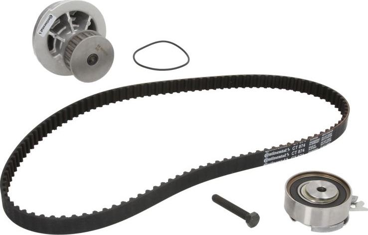 CONTINENTAL CT874WP2 - Pompe à eau + kit de courroie de distribution droxauto.com