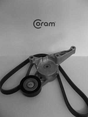 CORAM KTC1001.50 - Jeu de courroies trapézoïdales à nervures droxauto.com