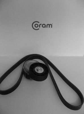 CORAM KTC1008.15 - Jeu de courroies trapézoïdales à nervures droxauto.com