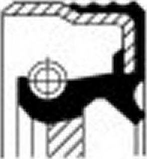 Corteco 12018321B - Bague d'étanchéité, vilebrequin droxauto.com