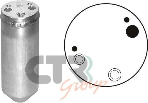 CTR 1211283 - Filtre déshydratant, climatisation droxauto.com