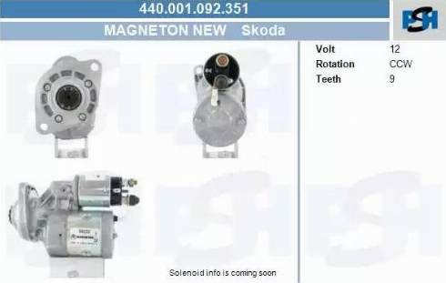 PSH 440.001.092.351 - Démarreur droxauto.com