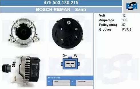 PSH 475.503.130.215 - Alternateur droxauto.com