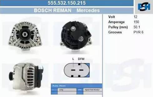 PSH 555.532.150.215 - Alternateur droxauto.com