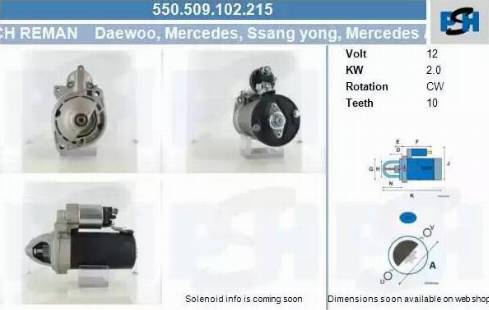 PSH 550.509.102.215 - Démarreur droxauto.com