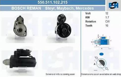 PSH 550.511.102.215 - Démarreur droxauto.com