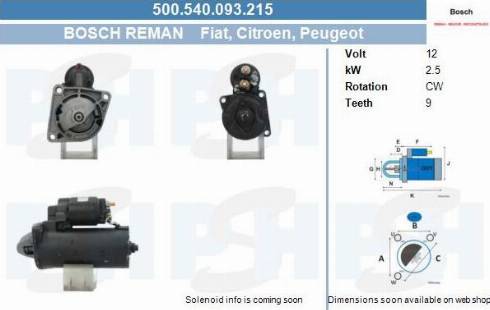 PSH 500.540.093.215 - Démarreur droxauto.com