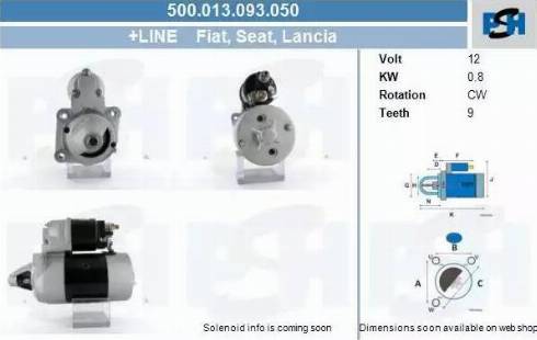 PSH 500.013.093.050 - Démarreur droxauto.com