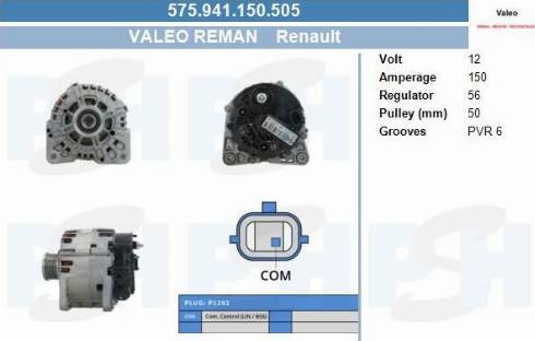 PSH 575.941.150.505 - Alternateur droxauto.com