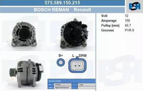 PSH 575.589.150.215 - Alternateur droxauto.com