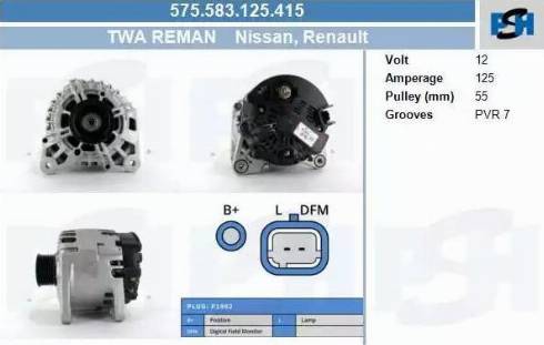 PSH 575.583.125.415 - Alternateur droxauto.com