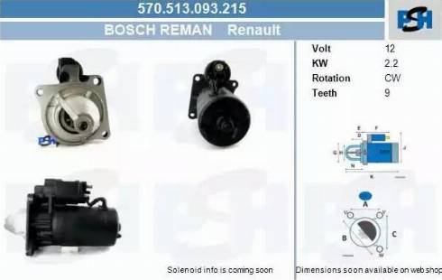 PSH 570.513.093.215 - Démarreur droxauto.com