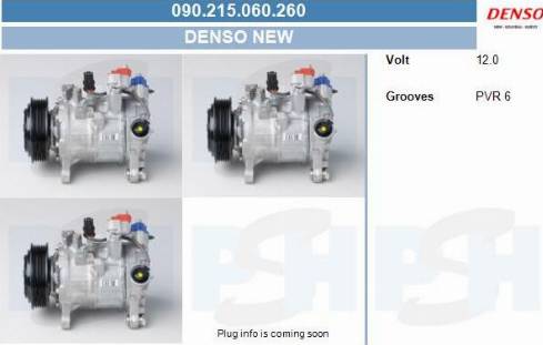 PSH 090.215.060.260 - Compresseur, climatisation droxauto.com