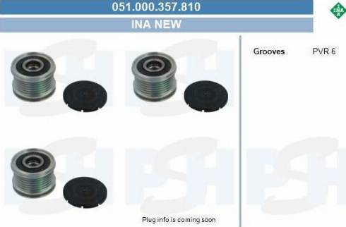 PSH 051.000.357.810 - Poulie, alternateur droxauto.com