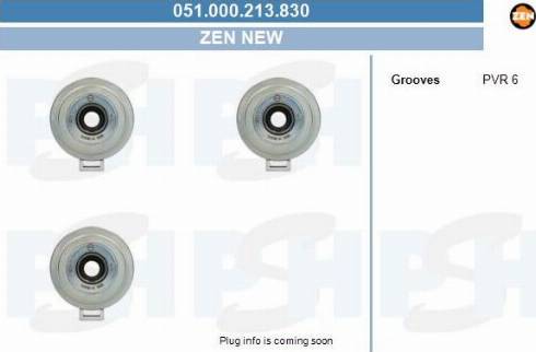 PSH 051.000.213.830 - Poulie, alternateur droxauto.com