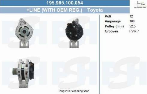 PSH 195.965.100.054 - Alternateur droxauto.com