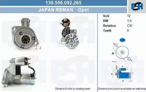 PSH 130.506.092.265 - Démarreur droxauto.com