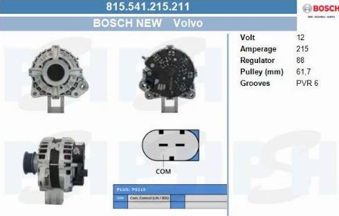 PSH 815.541.215.211 - Alternateur droxauto.com