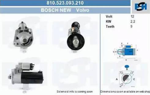 PSH 810.523.093.210 - Démarreur droxauto.com