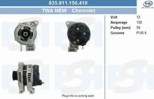 PSH 835.911.150.410 - Alternateur droxauto.com