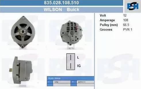 PSH 835.028.108.510 - Alternateur droxauto.com