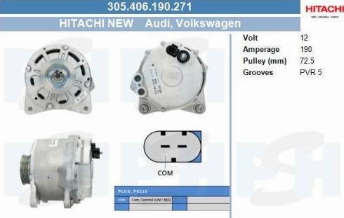 PSH 305.406.190.271 - Alternateur droxauto.com