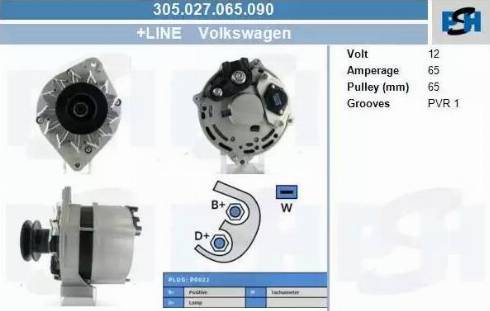 PSH 305.027.065.090 - Alternateur droxauto.com