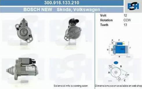 PSH 300.916.133.210 - Démarreur droxauto.com