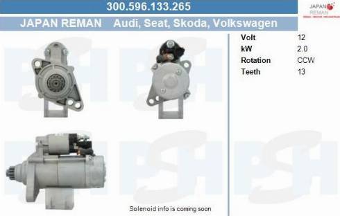 PSH 300.596.133.265 - Démarreur droxauto.com