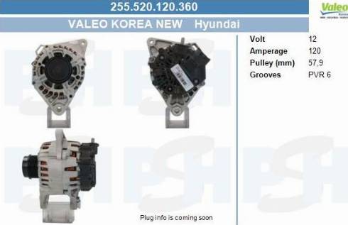 PSH 255.520.120.360 - Alternateur droxauto.com