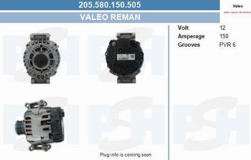 PSH 205.580.150.505 - Alternateur droxauto.com