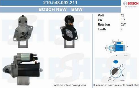 PSH 210.548.092.211 - Démarreur droxauto.com