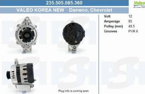 PSH 235.505.085.360 - Alternateur droxauto.com