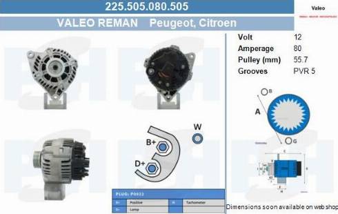 PSH 225.505.080.505 - Alternateur droxauto.com