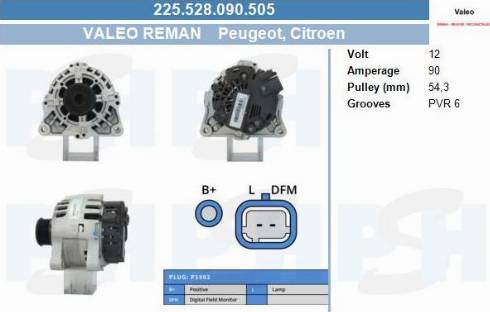 PSH 225.528.090.505 - Alternateur droxauto.com