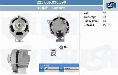 PSH 225.006.030.090 - Alternateur droxauto.com