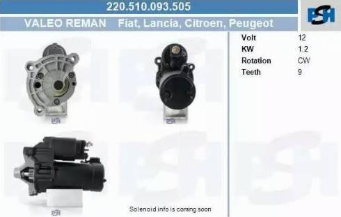 PSH 220.510.093.505 - Démarreur droxauto.com