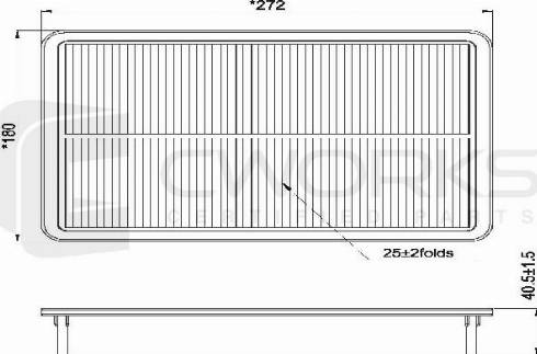 Cworks B130618013 - Filtre à air droxauto.com