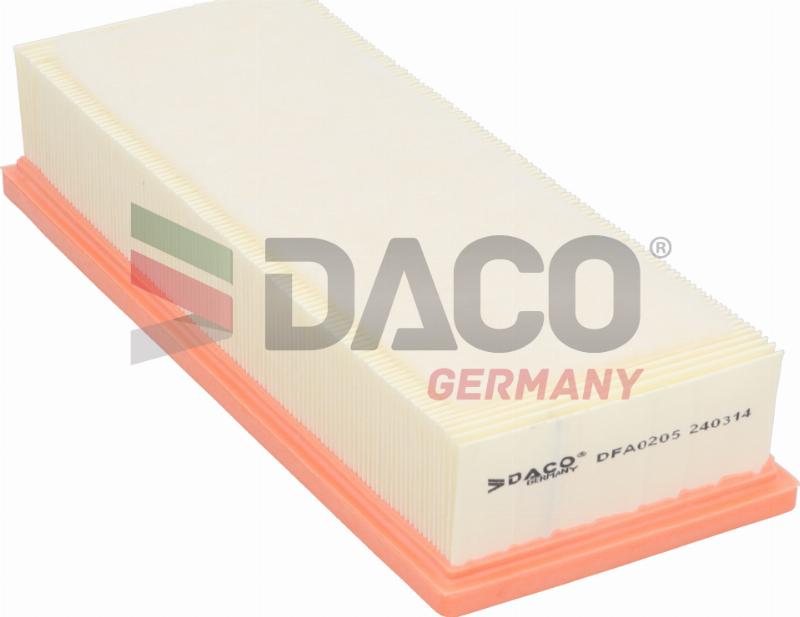 DACO Germany DFA0205 - Filtre à air droxauto.com