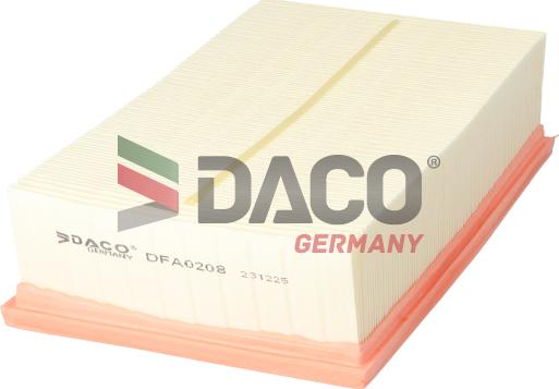 DACO Germany DFA0208 - Filtre à air droxauto.com