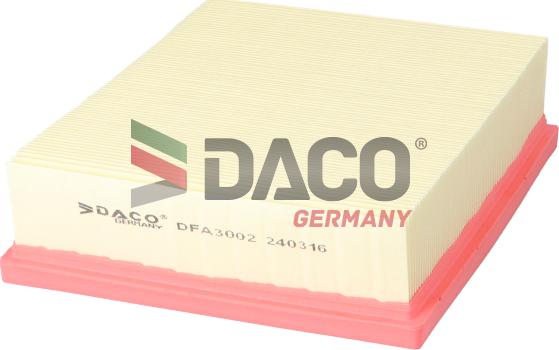 DACO Germany DFA3002 - Filtre à air droxauto.com