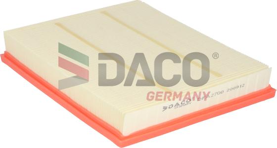 DACO Germany DFA2700 - Filtre à air droxauto.com