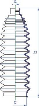 DA SILVA K5561 - Jeu de joints-soufflets, direction droxauto.com