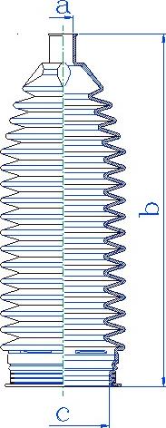 DA SILVA K5616 - Jeu de joints-soufflets, direction droxauto.com