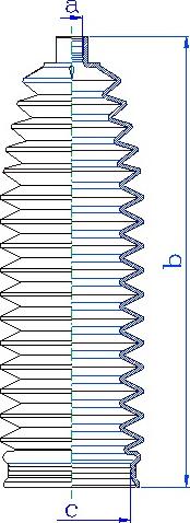 DA SILVA K5617 - Jeu de joints-soufflets, direction droxauto.com