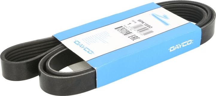 Dayco 6PK1560 - Courroie trapézoïdale à nervures droxauto.com