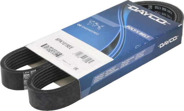Dayco 6PK1019EE - Courroie trapézoïdale à nervures droxauto.com