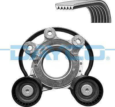 Dayco KPV1469 - Jeu de courroies trapézoïdales à nervures droxauto.com